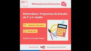 Matemáticas Programas de estudio de 3 y 4 medio