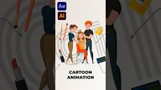 How to Create Cartoon Animation  After Effects & Illustrator Workflow Tutorial