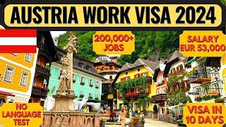 Austria Work Permit Visa 2024  Austria Work Visa Process  Moving to Europe  Dream Canada