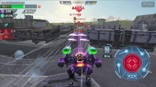 Leech Corona Destroying All - 17 Kills One Leech  War Robots WR