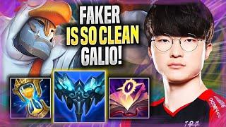 FAKER IS SO CLEAN WITH GALIO - T1 Faker Plays Galio MID vs Ahri  Season 2022