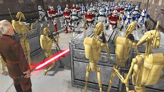 Can Droid Army Hold SHIP DEFENSES vs Clone Invasion? - Men of War Star Wars mod