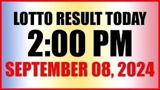 Lotto Result Today 2pm September 8 2024 Swertres Ez2 Pcso