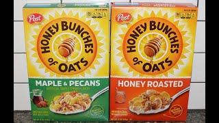 Post Honey Bunches of Oats Cereal Maple & Pecans and Honey Roasted Review