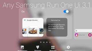 Enable Google discover Feed in one ui home on Any Samsung Run One Ui 3.1 Root