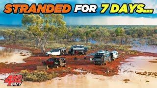 CARAVANS ABANDONED & stuck for 1 week in flooded Australian Outback Do we get out?