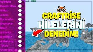 CRAFTRİSE HİLELERİNİ TEST ETTİM ÇALIŞIYOR -minecraft craftrise