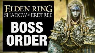 Elden Ring Boss Order  ALL Bosses in Shadow of the Erdtree