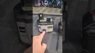 New Ryobi 12AH Battery size compared to Milwaukee M18 #ryobi #shorts