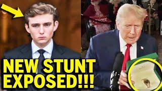 Trump PULLS BARRON into ILLEGAL SCHEME... it BLOWS UP