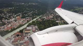 Super Scenic & Super Smooth Austrian E195 Landing in Innsbruck