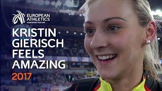 Kristin Gierisch feels absolutely amazing - Belgrade 2017 European Athletics Indoor Championships
