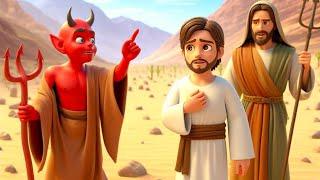 Animated Bible Story  Jesus Tempted  Temptation Of Jesus  Bible Stories