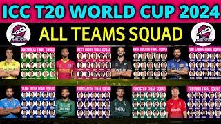 T20 World Cup 2024 All Team Squad  ICC T20 Cricket World Cup 2024 All Teams Squad  T20 WC 2024