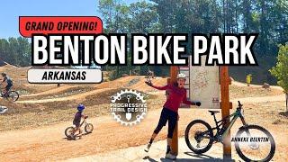 BENTON Bike Park Grand opening Designed by Progressive Trail Design