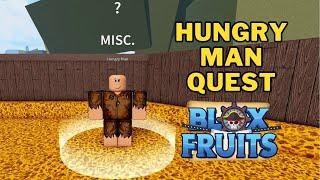 How To Get Instinct V2 in Blox Fruits  Hungry Man Quest Blox Fruits