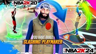 2k20 Slashing Playmaker build is BACK  the BEST GUARD build in NBA 2K24 OVERPOWERED