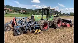 Fendt Favorit 611 LS JG mit 4m Raabe Grubber + Kuhn Kreiselegge + Nordsten Drille