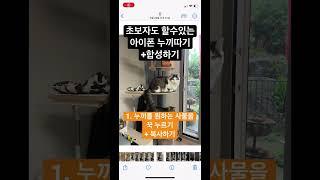 아이폰 누끼따기 #ios16 부터 이것만 보면 됩니다 #shorts