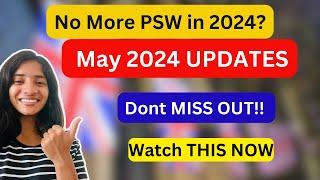 UK PSW visa updates 2024  New PSW Changes from 14th May #ukworkvisa #ukimmigration #psw #ukvisa