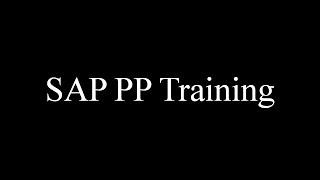 SAP PP Training - Bill of Material Video 4  SAP Production Planning Training