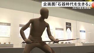 地元・刈谷市の遺跡で見つかった物も…企画展「石器時代を生きる」太古から縄文時代までの石器563点展示 愛知