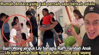 Satu persatu sahabat artis berdatangan Baim wong jenguk Baby Lily Baim ikut senang Raffi nambah anak