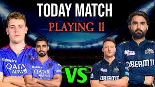 Bengaluru vs Gujarat Match Details & Playing 11  RCB vs GT Today Playing 11