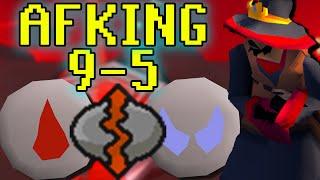 AFKing 9 to 5 Zeah Runecrafting Blood & Soul Runes