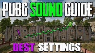 ULTIMATE PUBG SOUND SETTINGS 2022  FIX FOOTSTEPS  AUDIO GUIDE  SOUND LOCK  PUBG SEASON 12