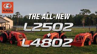 The ALL-NEW Kubota L2502 & L4802 Power and Versatility  L02 Series