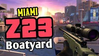 Pure Sniper Miami Z23 Boatyard All Mission Complete Gameplay Walkthrough