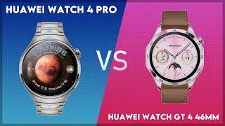 Huawei Watch 4 Pro vs Huawei Watch GT 4 46mm Comparison