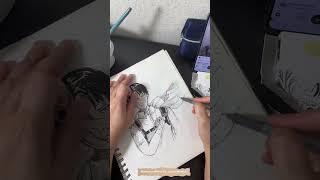 Levi Ackerman Sketch Attack on Titan manga art anime fan art Shinzo wo Sasageyo