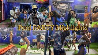 HIGHLIGHTS OF THE FIRST BBNAIJA POOL PARTY TOGETHER.#bbnaija SEASON 7 LEVEL UP HOUSEMATE  POOL PARTY