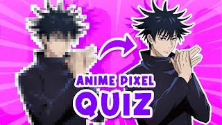 ANIME PIXEL QUIZ  GUESS THE 30 CHARACTERS USING PIXELATED PICTURES  Anime Quiz