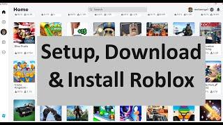 How to Setup Download & Install Roblox