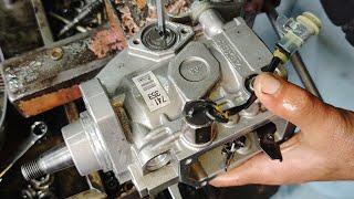 Mitsubishi 4m40 engine fuel pump full repair