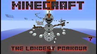 Снежная страна огромного снеговика The Longest Parkour №7 Minecraft