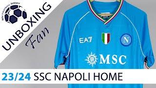 SSC Napoli Home Jersey 2324 Minejerseys Fan Version Unboxing Review