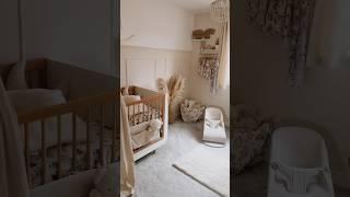 Nursery Reveal  Neutral Nursery Decor  Baby Girl Nursery Inspo  Beige Aesthetic