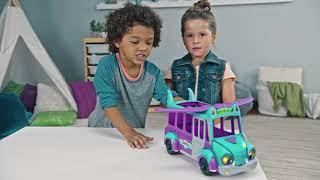 Super Monsters - GrrBus Monster Bus - Lights Sounds & Music - Netflix Original - Hasbro Kids Toys