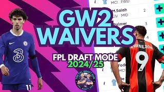 GW2 - WAIVERS - TRADES - STATS - FPL DRAFT MODE