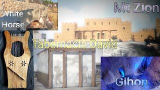 Tabernacle in City of David White Horse Gihon Spring Mt Zion