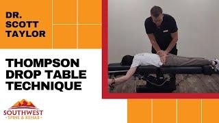 The Thompson Drop Table Technique Chiropractic Adjustment