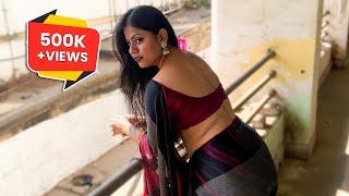 Trending Back Saree Video On Youtube  Back Saree Video  Saree Fashion #saree