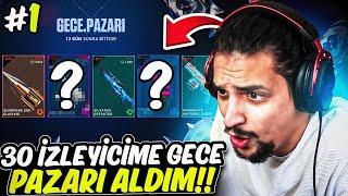 30 izleyicime gece pazarından ne isterse alıyorum #1  valorant