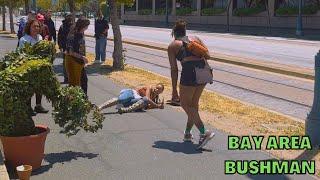 Bushman Prank 2024 NOBODY saw this coming San Francisco Pier 39  Santa Cruz Beach Boardwalk