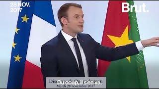 La familiarité dEmmanuel Macron face au président du Burkina Faso