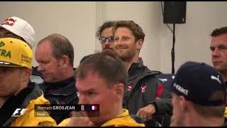 Romain Grosjean defends Sebastian Vettel in Drivers Briefing...